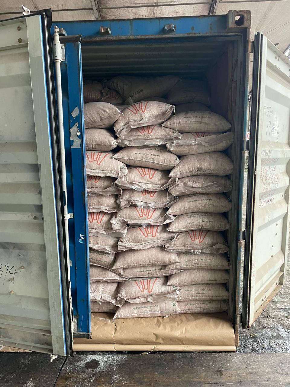 Brazilian Sugar 50kg Bags in Container